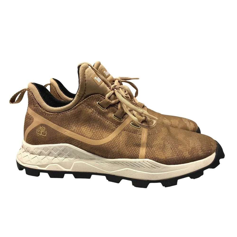 Timberland Brooklyn Aerocore Mesh Oxford Sneakers Mens 8.5 Brown Hiking Trail